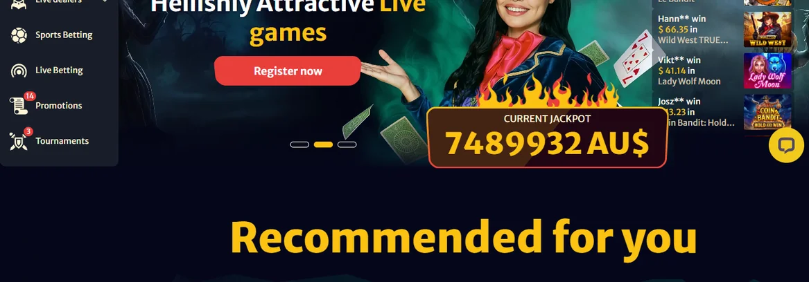 Browse Hellspin Casino slots